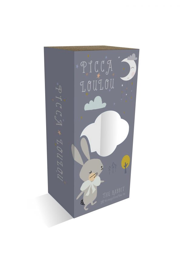 ארנב ורוד בתוך קופסת מתנה - Picca LouLou