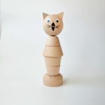 סטאקר חתול מעץ מלא - ארוך