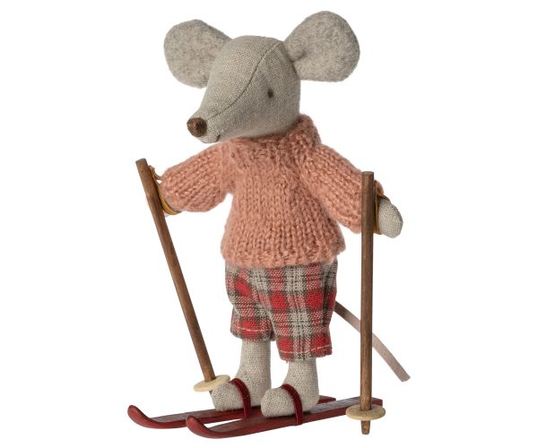 בובת עכברת חורף עם סט סקי, אחות גדולה