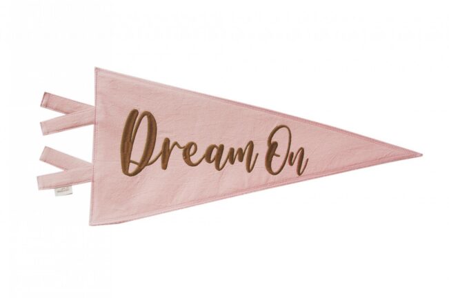 דגלון דקורטיבי – ורוד – Dream On