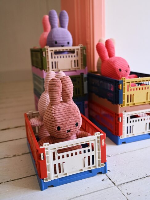 בובת Miffy, קורדורוי,ורוד 23 ס”מ