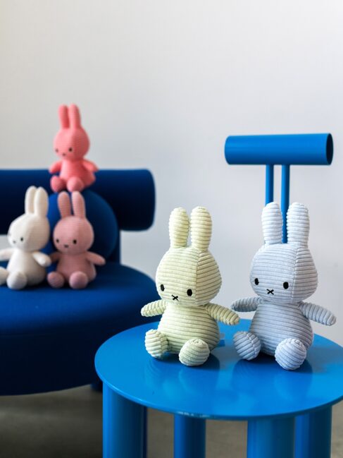 בובת Miffy, קורדורוי,מנטה בהירה 23 ס”מ