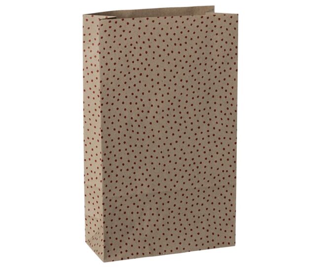 חבילת שקיות מתנה, Large, Polka – Red