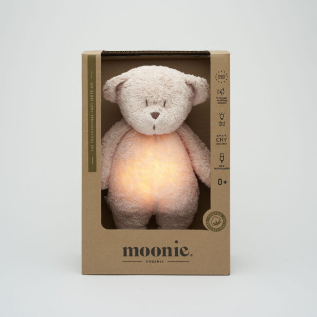 דב לילה טוב – ורוד MOONIE 2.0